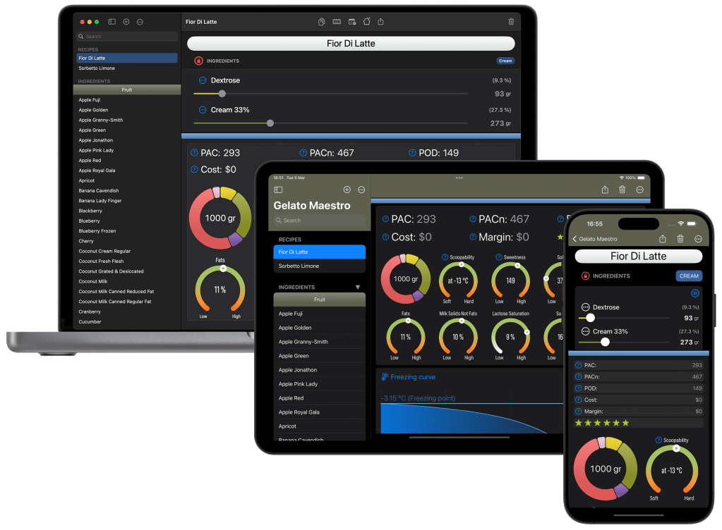 GELATO MAESTRO ice cream made easy Ice Cream & Gelato Recipe